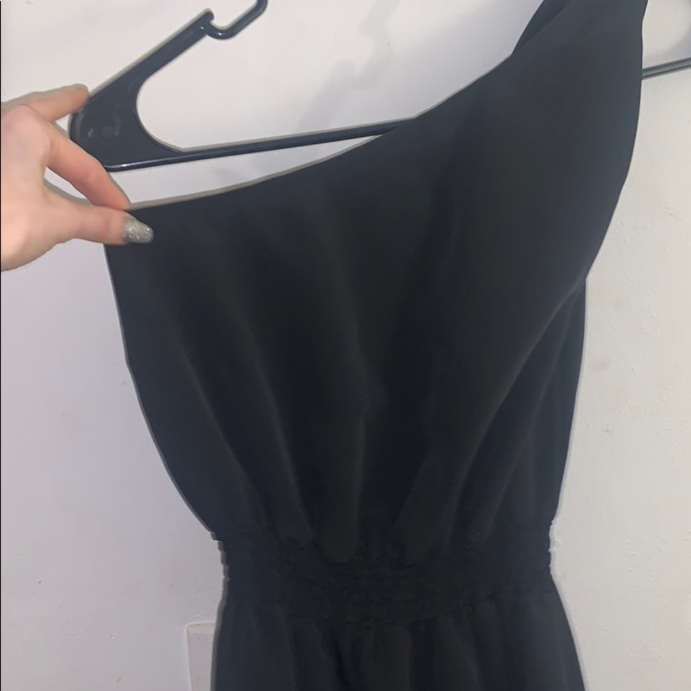 One shoulder mini dress